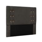 Cabeceira Queen 160cm Georgia Suede Cinza - Lucadi Home