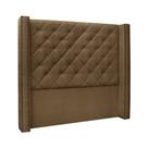 Cabeceira Queen 160cm Imperial Suede Caramelo - Lucadi Home