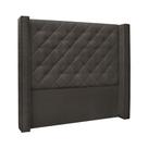 Cabeceira Queen 160cm Imperial Suede Cinza - Lucadi Home