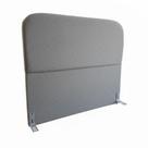 Cabeceira Queen 160cm Orgânica Bouclê Madeira Maciça Cinza Click Home Cabeceira Queen 160cm Orgânica Bouclê Madeira Maciça Cinza Click Home