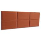 Cabeceira Queen 162cmx 60cm Estofada Placas de Colar na Parede Modelo Retangular - Várias Cores
