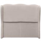 Cabeceira Queen 172cm para Cama Estofada Essenza Suede Creme