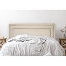Cabeceira Queen Estofada para Cama Box com Tachas 160x60cm Reta Luxo Dupla Branco Cabeceira Queen Estofada para Cama Box com Tachas 160x60cm Reta Luxo Dupla Branco