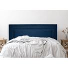 Cabeceira Queen Estofada para Cama Box com Tachas 160x60cm Reta Luxo Dupla