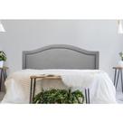Cabeceira Queen Estofada para Cama Box, Modelo Curva Luxo com Tachas 1,60m x 0,60m, Suede, Veludo e Sintético
