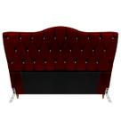 Cabeceira Queen Size Cama Box de Casal Quarto Estofada Barcelona 160cm Cabeceira Queen Size Cama Box de Casal Quarto Estofada Barcelona 160cm