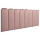 Cabeceira Queen Veludo 160x60 Cama Box Modulada Arredondada