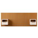 Cabeceira Ripada com Mesinhas Nápoles Nature Pérola Cabeceira Ripada com Mesinhas Nápoles Nature Pérola