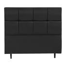 Cabeceira Roma Para Cama Box Queen 160cm Preto Cabeceira Roma Para Cama Box Queen 160cm Preto