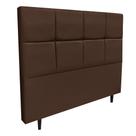 Cabeceira Roma Para Cama Box Queen 160material sintético Marrom-D'Rossi