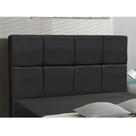 Cabeceira Roma para Cama Box Solteiro 90 Cm material sintético Preto I02 - D'Rossi Cabeceira Roma para Cama Box Solteiro 90 Cm material sintético Preto I02 - D'Rossi