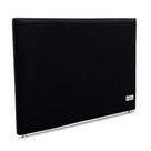Cabeceira Sena Linho Preto Queen 12x160x125 - Revestida em Linho - Ortobom
