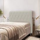 Cabeceira Sirus 140 Premium / N-037 Bouclê Off White
