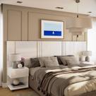 Cabeceira Sleep Movelove para Cama Casal/Queen/King com 2 Criados