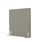 Cabeceira Solteiro 102cm Boucle Estofada Design Moderno para Quarto Linea Verde Claro