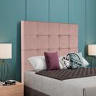 Cabeceira Solteiro 88 Cm Berlin Veludo Rose Soon Rose
