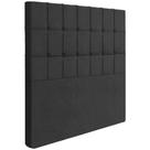 Cabeceira Solteiro 88 Cm Lots Veludo Preto Soon Preto