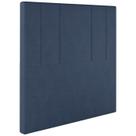 Cabeceira Solteiro 88 cm Madrid Veludo Azul Soon