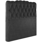 Cabeceira Solteiro 88 Cm Milan Veludo Preto Soon Preto Cabeceira Solteiro 88 Cm Milan Veludo Preto Soon Preto