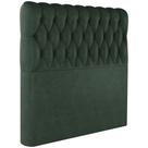 Cabeceira Solteiro 88 Cm Vegas Veludo Verde Soon Verde