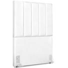 Cabeceira Solteiro 90cm Allia Corano Branco Rm Branco Cabeceira Solteiro 90cm Allia Corano Branco Rm Branco