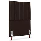 Cabeceira Solteiro 90cm Arlla Corano Marrom Rm Marrom