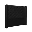 Cabeceira Solteiro 90cm Imperial Corano Preto - Lucadi Home