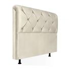 Cabeceira Solteiro 90cm Suede Marfim Id Suede Marfim
