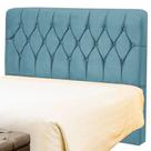 Cabeceira Solteiro Bolivia 90 CM Suede Azul Turquesa- D A Decor Cabeceira Solteiro Bolivia 90 CM Suede Azul Turquesa- D A Decor
