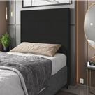 Cabeceira Solteiro Cama Box 90cm Quarto Stambul Sintético Preto M11 - D'Rossi Cabeceira Solteiro Cama Box 90cm Quarto Stambul Sintético Preto M11 - D'Rossi