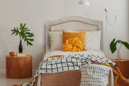 Cabeceira Solteiro Curva 90x60cm Suede Off White - Prata Cabeceira Solteiro Curva 90x60cm Suede Off White - Prata