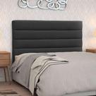 Cabeceira Solteiro Estofada Berlim Suede Preto -m&f Decor Cabeceira Solteiro Estofada Berlim Suede Preto -m&f Decor