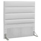 Cabeceira Solteiro Greta 90 cm material sintético Branco - D'Monegatto