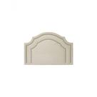 Cabeceira Solteiro Luxo 90x60 Suede Off White Tachas Prata