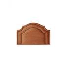 Cabeceira Solteiro Luxo 90x60 Veludo Terracota Tachas Fumê