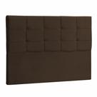 Cabeceira Solteiro Mel 90 CM Suede Marrom - D A Decor