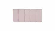 Cabeceira Solteiro Modulada Estofada para Cama Box 20cm X 45cm Kit 5