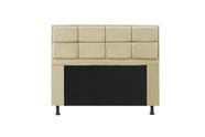 Cabeceira solteiro munique 90cm suede bege