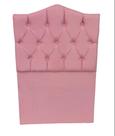 Cabeceira Solteiro Suede Rose 78cm largura