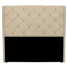 Cabeceira Suede Bege Claro Casal 140cm Izza Estofada Cabeceira Suede Bege Claro Casal 140cm Izza Estofada