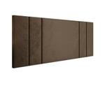 Cabeceira Suspensa Cama Box Solteiro RISCADA Suede 90x55