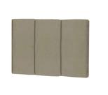 Cabeceira Suspensa Casal Queen King 200x55cm Dubai Areia - MagL