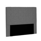 Cabeceira Tania Cama Box Casal 140 Cm Suede Cinza
