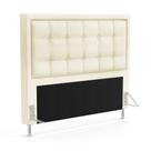 Cabeceira Taurus 140 para Cama de Casal N-030 Veludo Bege Aradecor