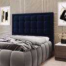 Cabeceira Taurus 160 para Cama Queen N-025 Veludo Azul Marinho Aradecor Cabeceira Taurus 160 para Cama Queen N-025 Veludo Azul Marinho Aradecor