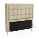 Cabeceira Taurus 195 para Cama King N-030 Veludo Bege Aradecor Cabeceira Taurus 195 para Cama King N-030 Veludo Bege Aradecor