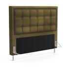 Cabeceira Taurus 195 para Cama King Z-006 Sued Capuccino Aradecor