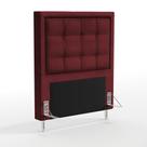 Cabeceira Taurus 90 para Cama de Solteiro N-034 Veludo Bordô Aradecor Cabeceira Taurus 90 para Cama de Solteiro N-034 Veludo Bordô Aradecor