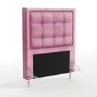 Cabeceira Taurus 90 para Cama de Solteiro Z-009 Sued Rosê Aradecor