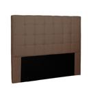 Cabeceira Verona Cama Box Queen 160 Cm Suede Caramelo